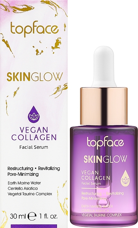 Gesichtsserum mit Kollagen - TopFace Skin Glow Vegan Collagen Facial Serum — Bild N2