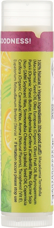 Lippenbalsam "Pfefferminze und Zitronengras" - Crazy Rumors Mint Lemongrass Lip Balm — Bild N2