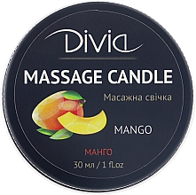 Massagekerze Mango - Divia Massage Candle Hand & Body Mango Di1570 — Bild N1