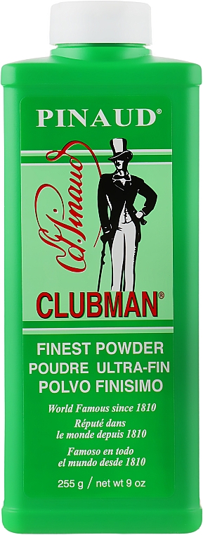 Körperpuder für Männer extra fein weiß - Clubman Pinaud Finest Talc Ultra-Fin — Bild N1