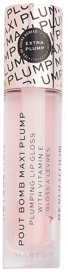 Lipgloss mit Volumeneffekt - Makeup Revolution Pout Bomb Maxi Plump Lip Gloss — Bild Divine