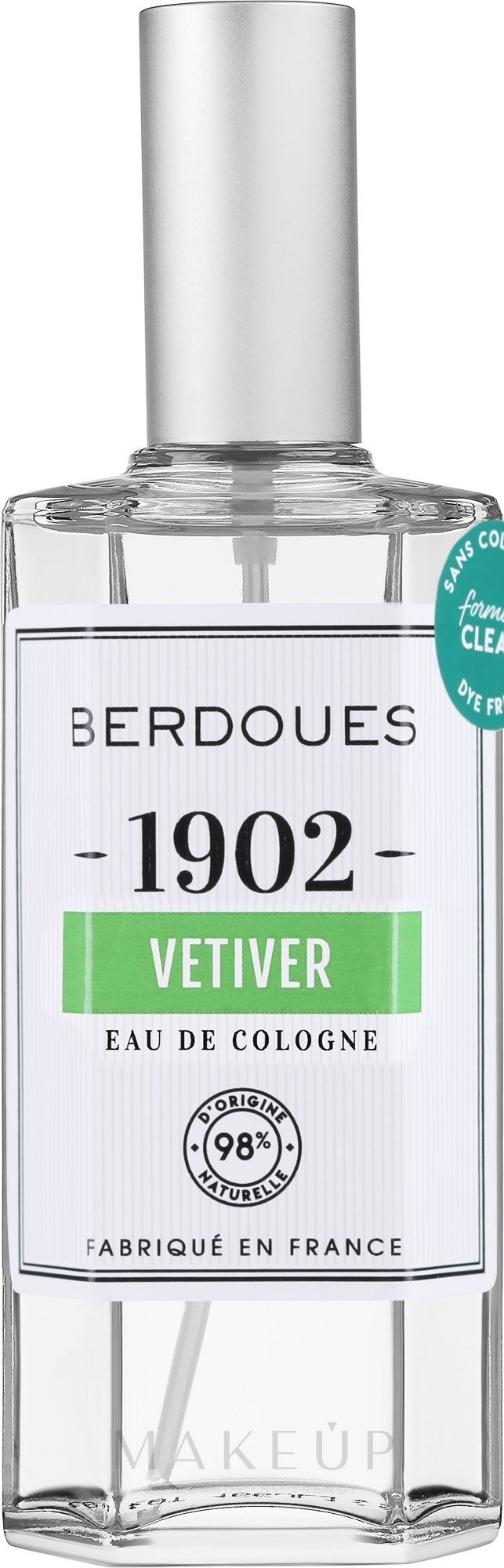 Berdoues 1902 Vetiver - Eau de Cologne — Bild 125 ml