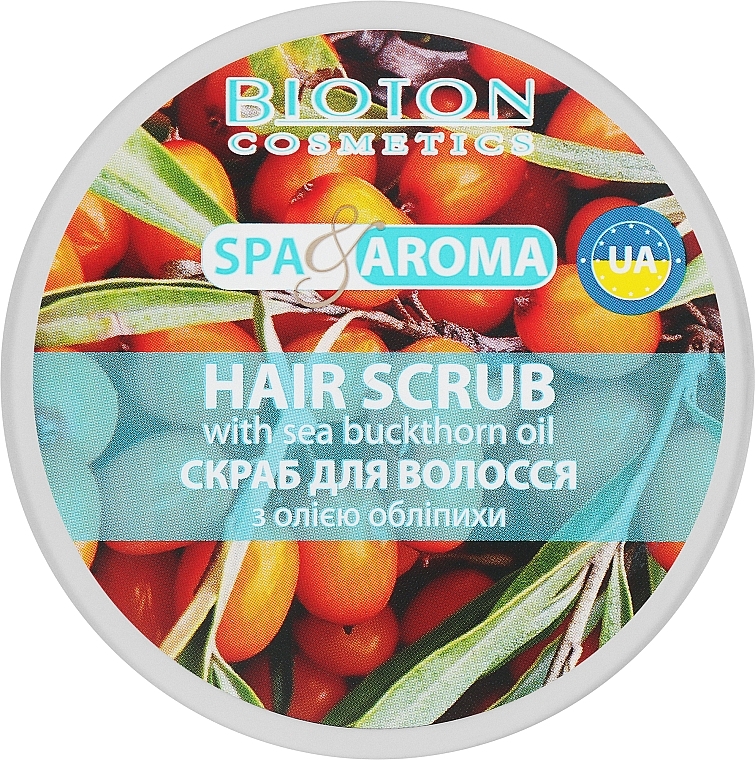 Peeling für die Kopfhaut mit Sanddornöl - Bioton Cosmtics Spa & Aroma Hair Scrub — Bild N1