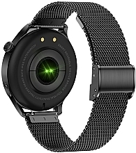 Smartwatch schwarzer Stahl - Garett Smartwatch Lady Elegance RT  — Bild N2
