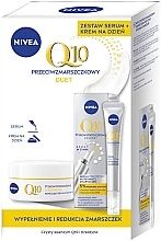 Düfte, Parfümerie und Kosmetik Abschminkpad-Set - NIVEA Duopack Q10 (Gesichtsserum 15ml + Gesichtscreme 50ml) 