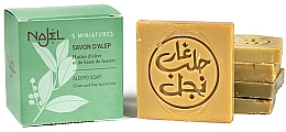 Mini Aleppo-Seifen aus Olivenöl und Lorbeerbeerenöl - Najel Aleppo Soap Olive & Bay Laurel Oils — Bild N2