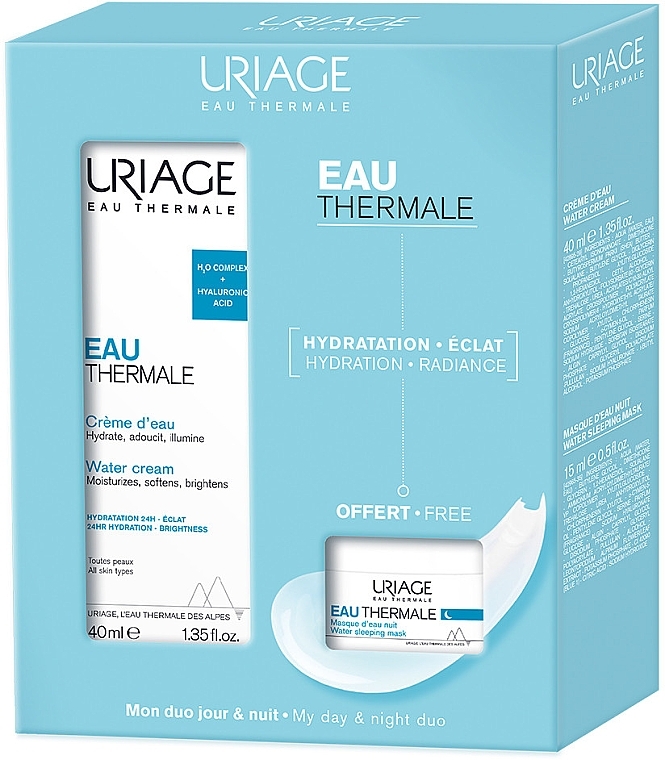 Set - Uriage Eau Thermale Water Cream & Mask Gift Set (f/mask/15ml + f/cr/40ml) — Bild N1