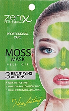 Düfte, Parfümerie und Kosmetik Peel-Off-Gesichtsmaske mit Moosextrakt - Zenix Peel Off Mask Moss
