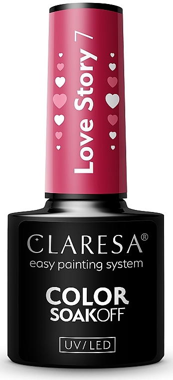 Hybrid-Nagellack - Claresa Color SoakOff UV/LED Love Story — Bild N1