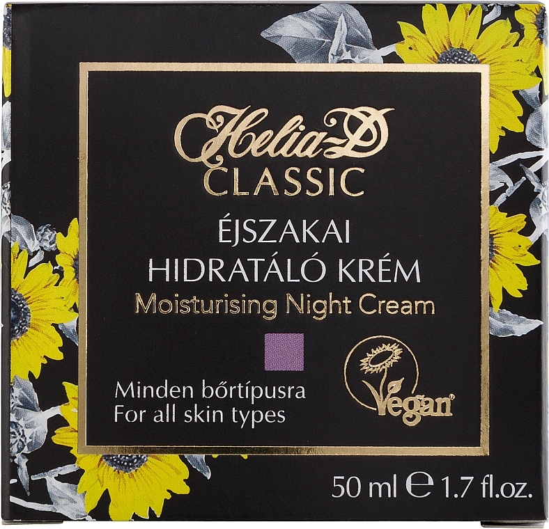 Feuchtigkeitsspendende Nachtcreme für das Gesicht - Helia-D Classic Moisturising Night Cream For All Skin Types — Bild N3