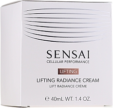 Intensiv glättende Gesichtscreme mit Lifting-Effekt - Sensai Cellular Performance Radiance Lifting Cream — Bild N2