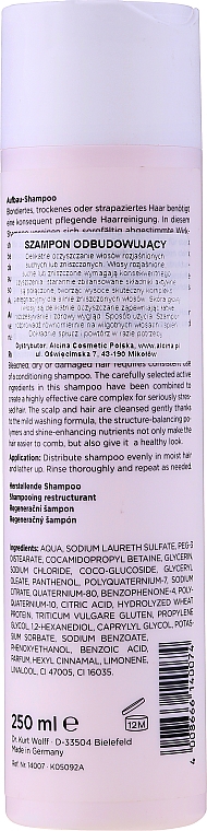 Aufbauendes Shampoo für trockenes, strapaziertes und stark beanspruchtes Haar - Alcina Color & Blonde Regenerative Shampoo — Bild N2