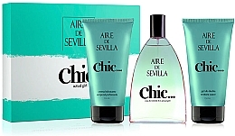 Düfte, Parfümerie und Kosmetik Instituto Espanol Aire de Sevilla Chic - Duftset (Eau de Toilette 150ml + Körpercreme 150ml + Duschgel 150ml) 