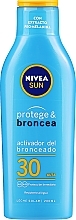 Düfte, Parfümerie und Kosmetik Sonnenschutzmilch Schutz und Bräune - Nivea Sun Protect & Bronze Sun Milk SPF30