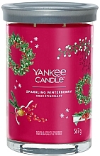 Duftkerze im Glas Sparkling Winterberry Zwei Dochte - Yankee Candle Singnature — Bild N1