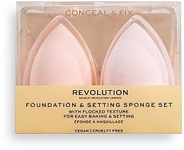Düfte, Parfümerie und Kosmetik Schwamm-Set - Makeup Revolution Conceal & Fix Setting Sponges