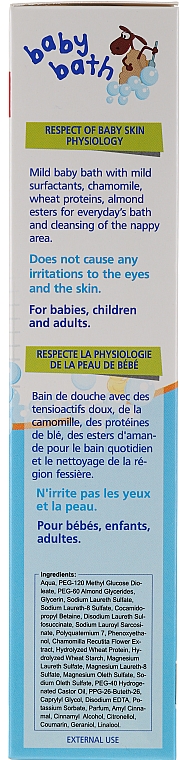 Sanfter Badeschaum für Kinder, Babys und Erwachsene mit Kamille, Mandel und Weizenproteinen - Frezyderm Baby Bath — Bild N2
