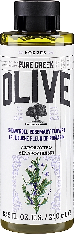 Duschgel Rosmarin - Korres Pure Greek Olive Shower Gel Rosemary Flower — Bild N1