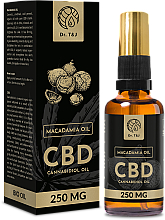 Düfte, Parfümerie und Kosmetik Natürliches Macadamiaöl CBD 250 mg - Dr. T&J Bio Oil