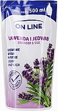 Düfte, Parfümerie und Kosmetik Flüssigseife "Lavendel und Seide" - On Line Lavender & Silk Liquid Soap (Nachfüller)