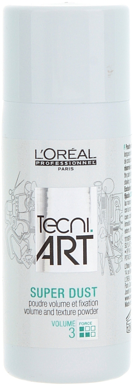 Haarpuder für mehr Textur und Volumen Haltegrad 3 - L'Oreal Professionnel Tecni.art Super Dust — Bild N1