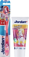 Zahnbürsten-Set 6-12 Jahre - Jordan Junior (toothpaste/50ml + toothbrush/1pc) — Bild N2