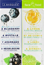 Düfte, Parfümerie und Kosmetik Gesichtsmaske - 7th Heaven Face Food Blackcurrant & Blueberry Lime & Lemon