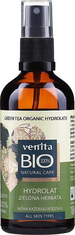 Hydrolat mit grünem Tee - Venita Bio Natural Care Hydrolat Green Tea — Bild N1