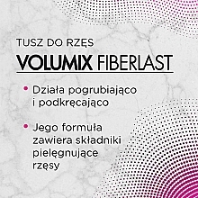 Wimperntusche für mehr Volumen - Eveline Cosmetics Volumix Fiberlast Volume & Lift & Separation Mascara — Bild N5