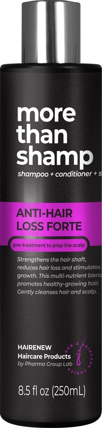 Haarshampoo gegen Haarausfall - Hairenew Anti Hair Loss Forte Trea Shampoo — Bild 250 ml