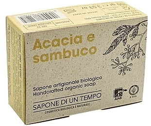 Seife Akazie und Holunder - Sapone Di Un Tempo Organic Soap Acacia And Elder — Bild N1