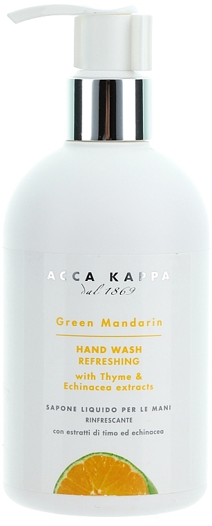 Flüssige Handseife "Schöllkraut" - Acca Kappa Green Mandarin Liquid Hand Wash — Bild N1