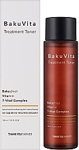 Feuchtigkeitsspendendes Tonikum mit Bacchio und den Vitaminen C und E - Thank You Farmer BaKuVita Treatment Toner  — Bild N2