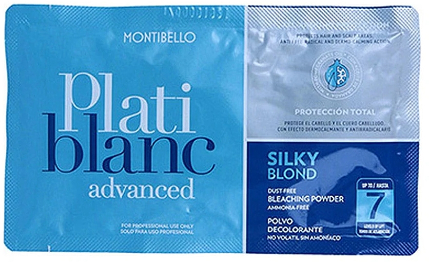 Haarpuder - Montibello Platiblanc Advanced Silky Blond Bleaching Powder 7 — Bild N3