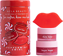 Set - NCLA Beauty Peppermint Swirl Lip Care Set  — Bild N1