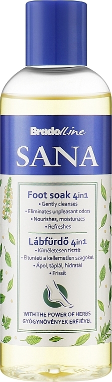 4in1 Fußbad mit Pflanzenpulver - Bradoline Sana 4 In 1 Foot Soak — Bild N1