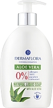 Flüssige Handseife - Dermaflora Aloe Vera Natural Liquid Soap — Bild N1