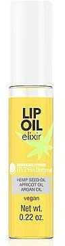 Hypoallergenes und feuchtigkeitsspendendes Lippenöl mit Hanfsamen-, Aprikosenkern- und Arganöl - Bell Hypoallergenic Lip Oil Elixir — Bild N1
