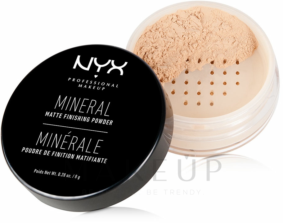 Loser Mineralpuder - NYX Professional Makeup Mineral Matte Finishing Powder — Foto 01 - Light / Medium