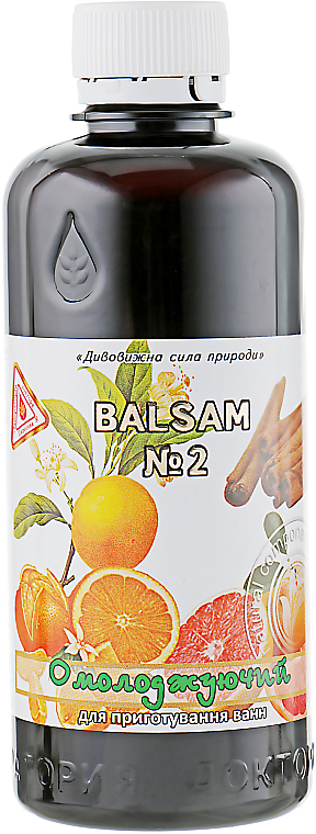 Verjüngender Badebalsam № 2 mit natürlichen Pflanzenextrakten, Mineralien und ätherischen Ölen - Labor Doctor Pirogov — Bild N1