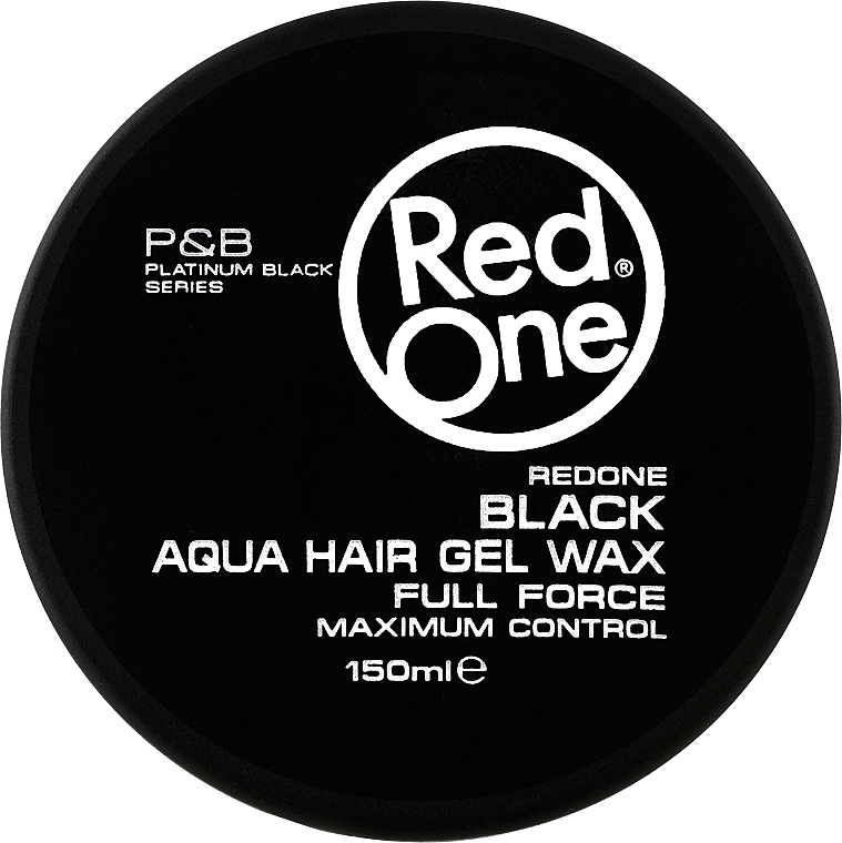 Haarwachs auf Wasserbasis - Red One Aqua Hair Gel Wax Full Force Black — Bild N1
