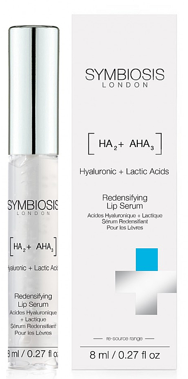 Revitalisierendes Lippenserum mit Hyaluron- und Milchsäure - Symbiosis London Redensifying Lip Serum — Bild N1