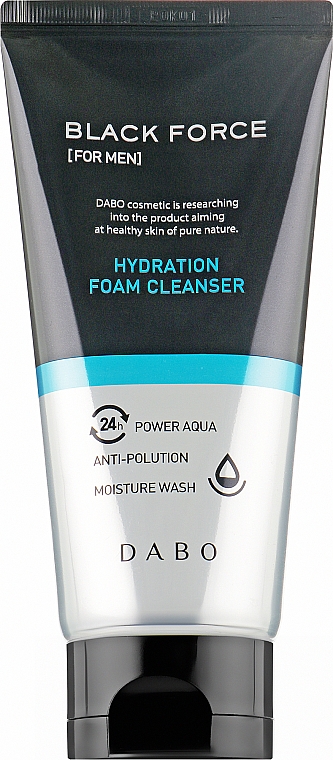 Gesichtswaschschaum mit Aktivkohle für Männer - Dabo Homme Black Force Foam Cleanser — Bild N1