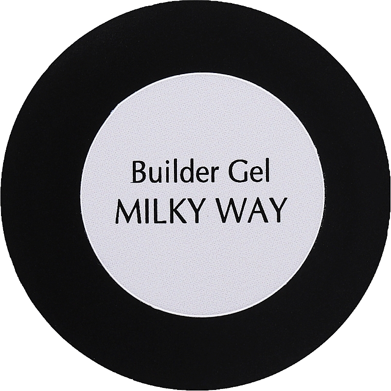 Einphasen-Modelliergel milchig - PNB UV/LED One Phase Builder Gel Milky Way — Bild N2