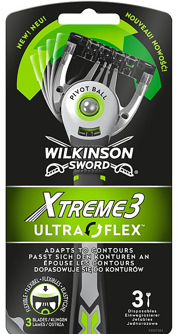 Einwegrasierer 3 St. - Wilkinson Sword Xtreme 3 UltraFlex — Bild N1