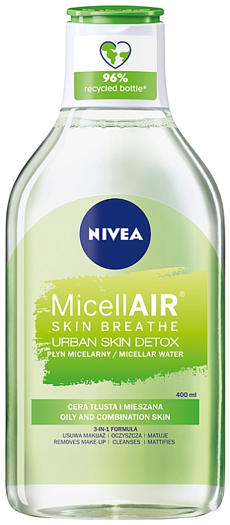 3in1 Mizellen-Reinigungswasser - NIVEA Urban Skin Detox Micellar Water — Bild N1