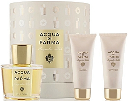 Düfte, Parfümerie und Kosmetik Acqua di Parma Magnolia Nobile Set - Duftset (Eau de Parfum 100ml + Duschgel 75ml + Körpercreme 75ml)