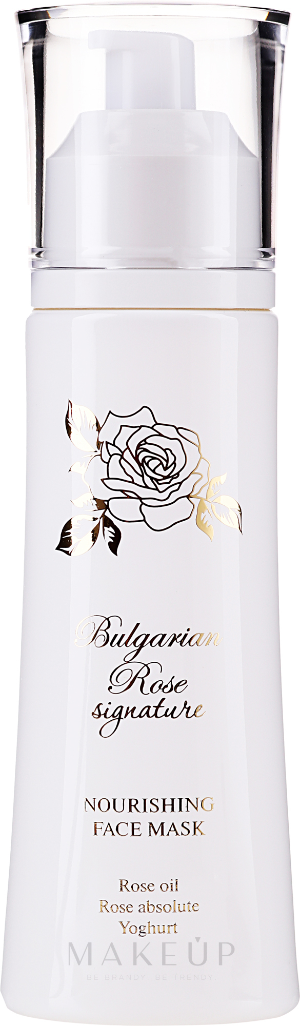 Gesichtsreinigungsmaske - Bulgarian Rose Signature Nourishing Face Mask — Bild 100 ml