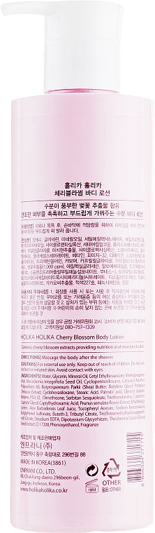 Körperlotion - Holika Holika Cherry Blossom Body Lotion — Bild N2