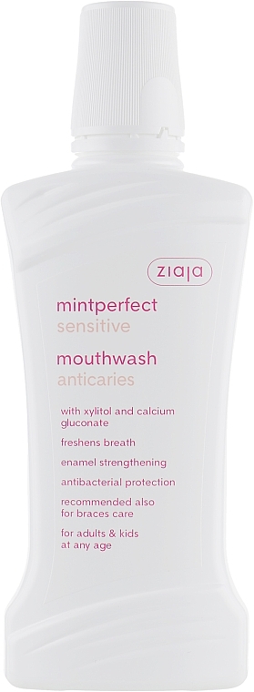 Mundspülung - Ziaja Mintperfect Sensitiv Mouthwash  — Bild N1